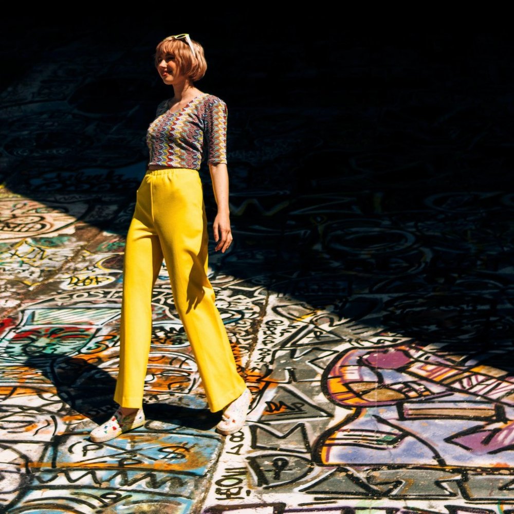 SALE 1970s flared pants